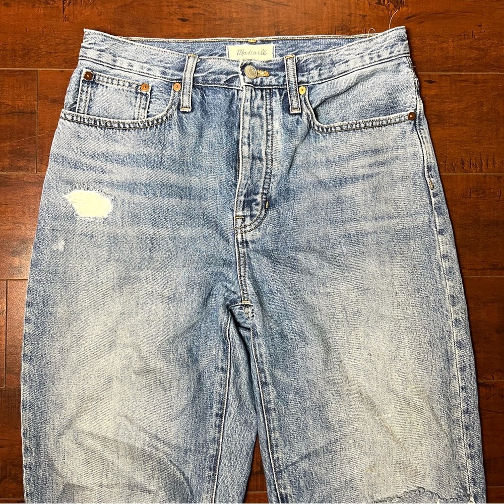 MADEWELL Denim The DadJean Duane Wash Ripped Edition Jeans Loose Fit Size 26 - Picture 5 of 12